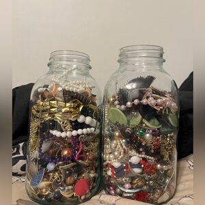 Assorted Jewelry (Jars Included)